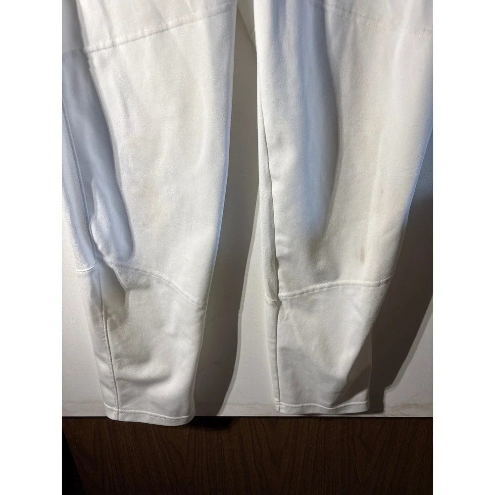 Nike men's /boys Baseball Pants White Athletic Performance team‎ game worn
